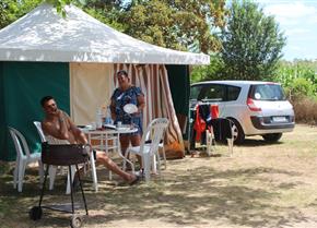 Bungalow toilés-Camping de la Sole Puybrun