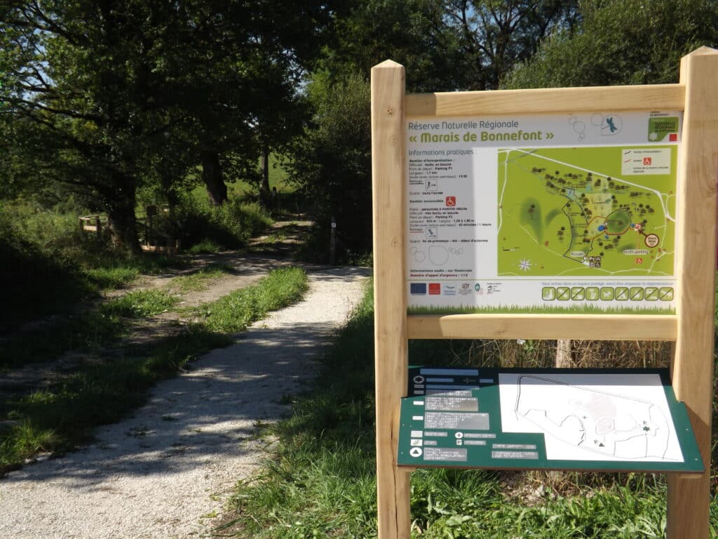marais de bonnefont sign