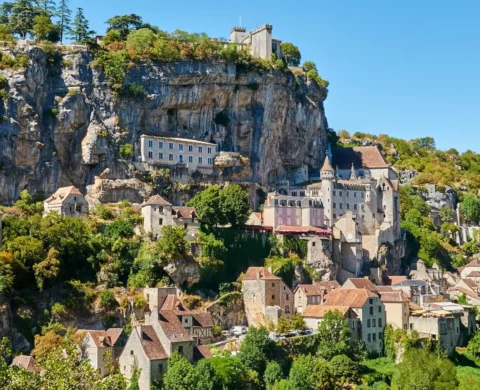Visitez Rocamadour près du camping dans le Lot.